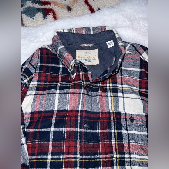 NWOT Weatherproof Vintage Men's Casual Soft Brushed Plaid Button-Down Flannel - Picture 6 of 6